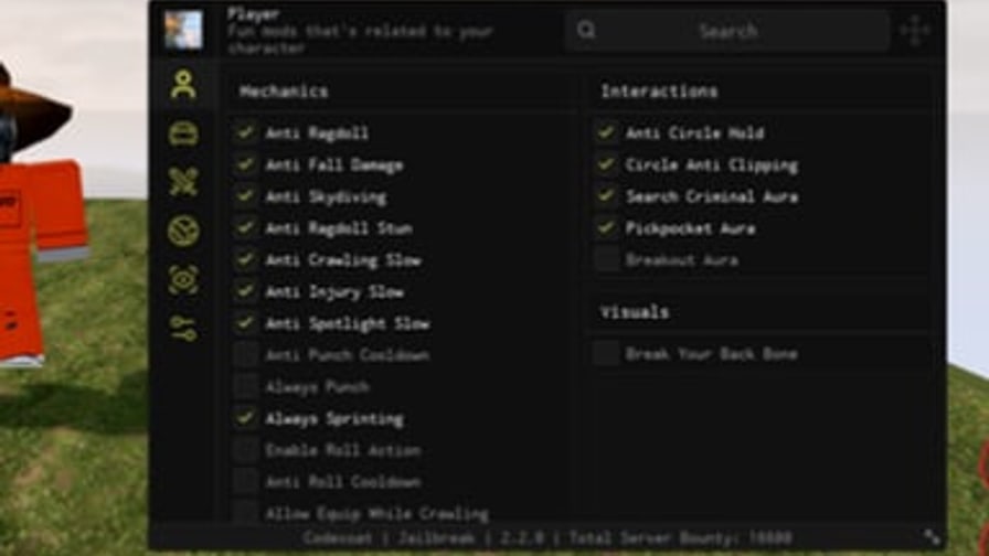 Codecoat — Jailbreak Auto Rob, Speed & Teleports cover